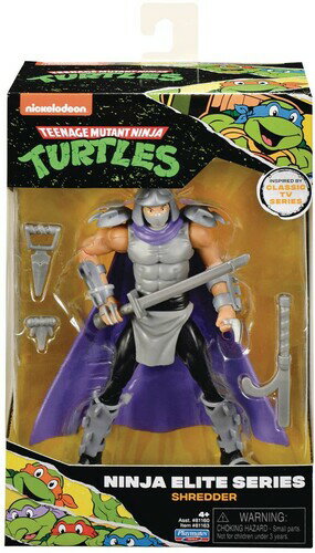 【新品】PLAYMATES / TMNT NINJA ELITE MOVIE SHREDDER 6IN AF (AFIG)【F2025/2/19発売】