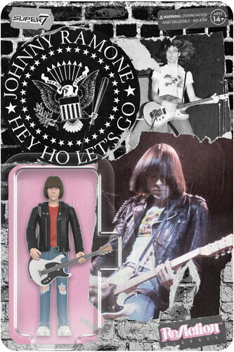 【フィギュアなど】SUPER7 - JOHNNY RAMONE REACTION FIGURE - Johnny Ramone【F2023/12/4発売】(スーパーセブン リ・アクション フィギュア ジョニー・ラモーン)