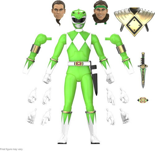 MIGHTY MORPHIN POWER RANGERS ULTIMATES! WAVE 05 -Green Ranger (Glow)
