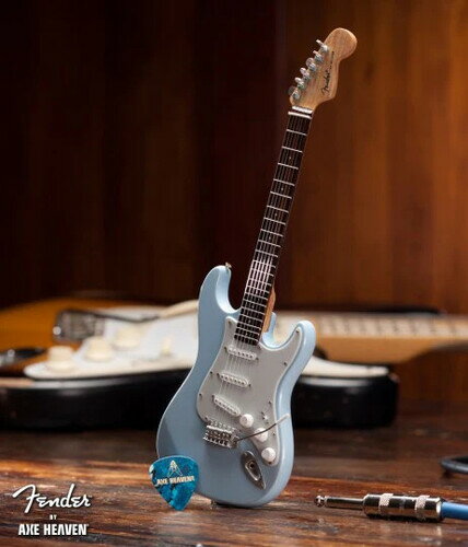 【新品】Axe Heaven Fender Strat - Sonic Blue Mini Electric Guitar Replica FS-007【F2025/6/1発売】（ミニチュアギター ）