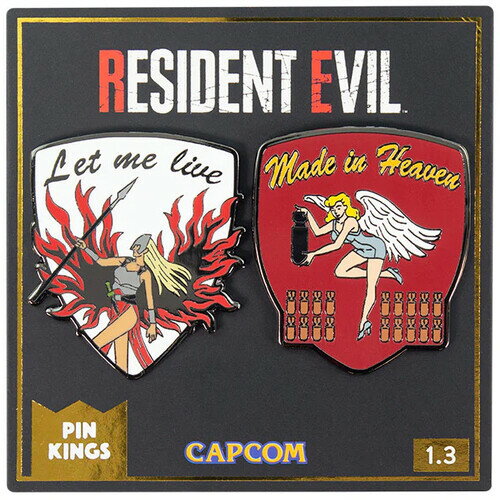 ピンNUMSKULL / PIN KINGS RESIDENT EVIL ENAMEL PIN BADGE SET 1.3