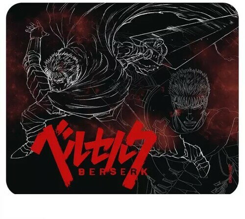 マウスパッド【新品】BERSERK - GUTS MOUSEPAD 23,5 x 19,5cm【F2025/12/7発売】