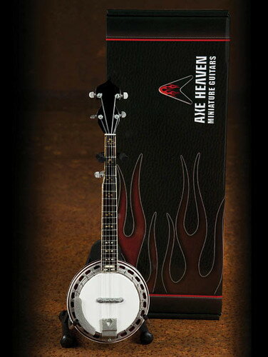 【新品】Axe Heaven Classic Banjo Mini Replica Collectible Rosewood Back BJ-001 (ミニチュアギター)