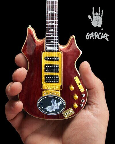 [신품]Axe Heaven Jerry Garcia Tiger Tribute Mini Guitar Replica Collectible Officially Licensed JG-063 (미니어처 기타)
