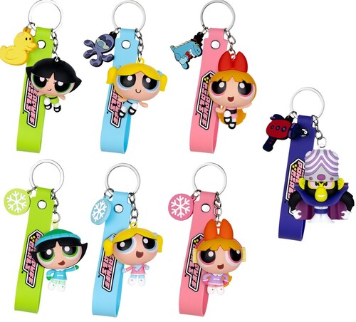 [신품] POWERPUFF GIRLS DELIGHTS KEYCHAIN ​​BLIND SET 6CT [F2026/2/22 발매] (파워 퍼프 걸스 키 홀더)