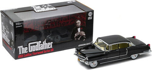 【新品】1:18 GODFATHER (1972) - 1955 CADILLAC FLEETWOOD【F2025/11/18発売】