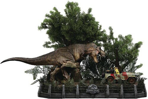【新品】Iron Studios - Demi Art Scale 1/20 - Jurassic Park - T-Rex Chase【F2026/3/20発売】