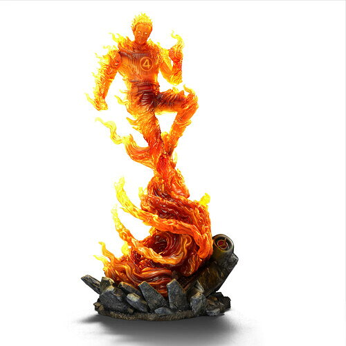 【新品】Iron Studios - The Fantastic Four: First Steps - Art Scale 1/10 - Human Torch Statue【F2025/10/31発売】