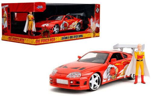 【新品】1:24 ONE PUNCH MAN - '95 TOYOTA SUPRA W/FIG (4PC)【F2025/7/31発売】