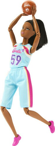 【新品】BARBIE / BARBIE CAREER MADE TO MOVE SPORTS DOLL BASKETBALL【F2024/05/30発売】(バービー バスケットボール選手)