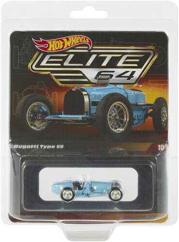 TOY CAR【新品】Mattel Collectible - Hot Wheels Collectors: 1/64 Hot Wheels Elite 64 Bugatti Type 59 (CLCB)【F2026/1/30発売】(3.0)