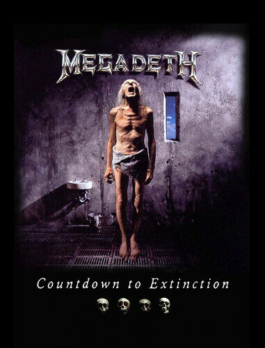ブランケットRocksax - Megadeth - Sherpa Fleece Throw - Countdown to Extinction (127cm x 152cm)(メガデス)