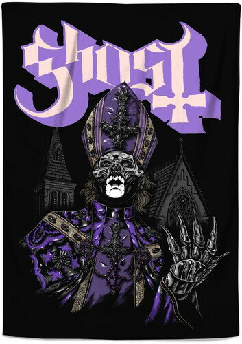 シェルパフリース　ブランケット【新品】Rocksax - Ghost - Sherpa Fleece Blanket - The Tall Man (152cm x 203cm)【F2025/10/31発売】