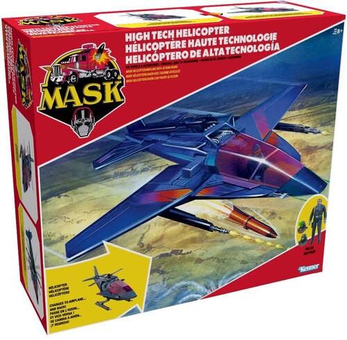 MASK HIGH TECH HELICOPTER VEHICLE WITH FIGURE SET (ハイテク・ヘリコプター)
