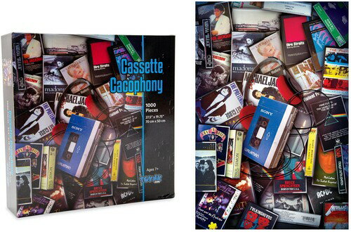 パズル【新品】80S CASSETTE MUSIC 1000-PIECE JIGSAW PUZZLE【F2025/11/30発売】(ジグソーパズル)