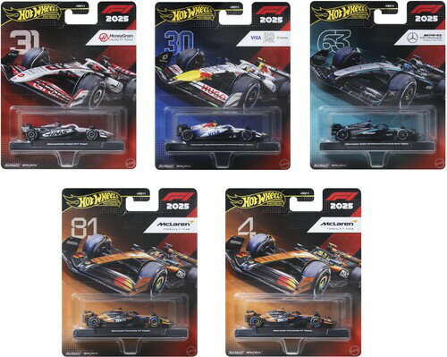 【新品】HOT WHEELS PREMIUM 1 64 FORMULA 1 RACE 8 PIECE J ASRT【F2026/2/28発売】