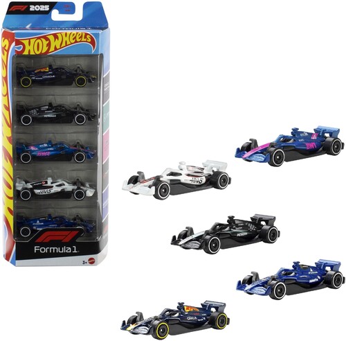 ミニカー【新品】HOT WHEELS 5 PACK Formula1 (TCAR)【F2026/4/30発売】