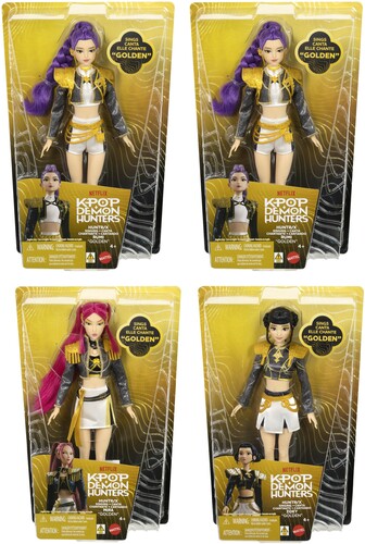 【新品】KPop Demon Hunters "Golden" Singing Doll 4-Piece A Assortment【F2026/7/30発売】