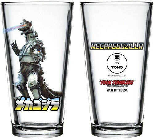 パイントグラス【新品】Toon Tumblers Godzilla - Mechagodzilla Pint Glass（メカゴジラ）【F2026/5/30発売】