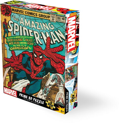 ジグソーパズル【新品】Marvel Comics The Amazing Spider-Man #186 contains 300pc 18x12 in 3D Lenticular Puzzle【F2026/4/28発売】