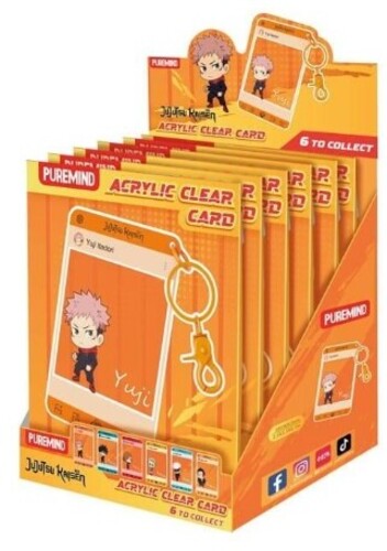 キーチェインJUJUTSU KAISEN - 6PC ACRYLIC CLEAR CARD KEYCHAIN BLIND BOX (呪術廻戦 /アクリル製のクリアカード＋キーホルダー)