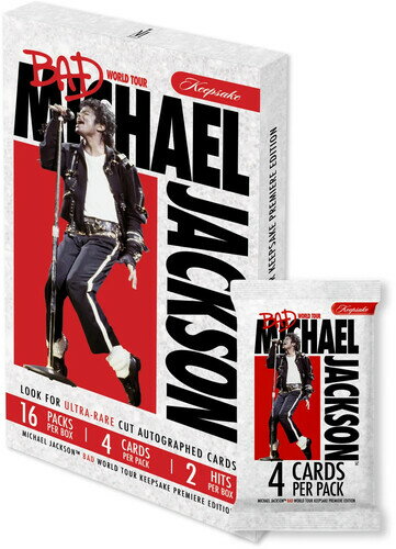 【新品】Keepsake - Michael Jackson: Bad World Tour - Premiere Edition Trading Cards 16-Pack Hobby Box (マイケル・ジャクソン: バッド・ワールド・ツアー プレミアエディション トレーディングカード 16パック ホビーボックス)【F2026/5/12発売】
