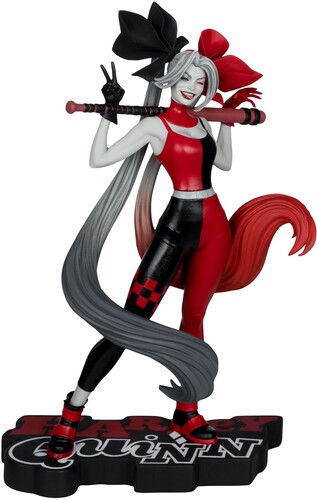 【新品】HARLEY QUINN RED WHITE & BLACK ALEX GARNER STATUE【F2026/10/1発売】
