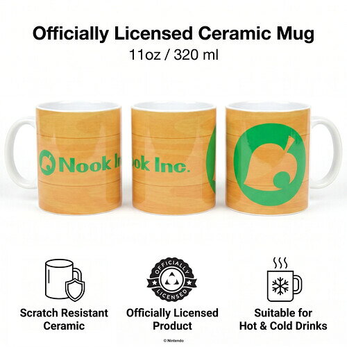 マグカップANIMAL CROSSING - NEW HORIZONS - NOOK IN 11 OZ MUG