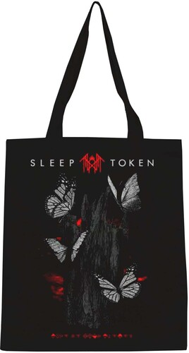 トートバッグ【新品】ROCKSAX - SLEEP TOKEN - BUTTERFLIES LOGO - TOTE【F2026/9/15発売】