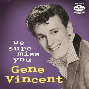 【輸入盤LPレコード】Gene Vincent / We Sure Miss You (w/CD) (w/Booklet)【LP2021/10/1発売】(ジーンウ゛ィンセント)