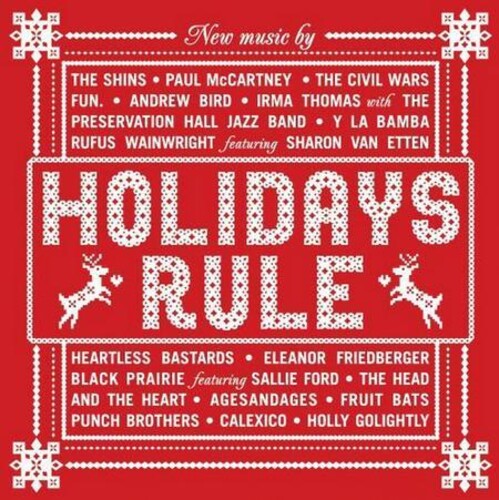 【輸入盤LPレコード】【新品】VA / Holidays Rule (Colored Vinyl) (Clear Vinyl) (Gatefold LP Jacket) (Red)【LP2022/9/30発売】