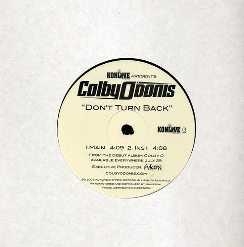 【輸入盤LPレコード】Colby O Donis / Don t Turn Back X2 