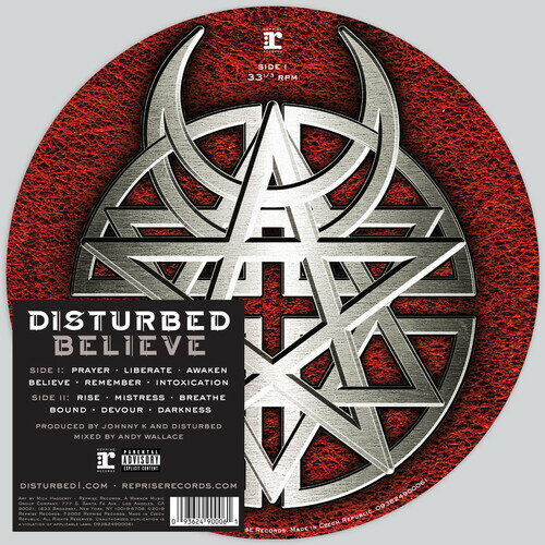 【輸入盤LPレコード】Disturbed / Believe (Picture Disc)【LP2019/9/20発売】(ディスターブド)