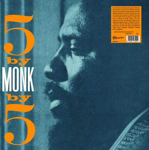 【輸入盤LPレコード】Thelonious Monk / 5 By Monk By 5 (Clear Vinyl)【LP2024/1/26発売】(セロニアス・モンク)