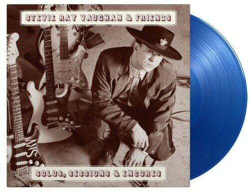 【輸入盤LPレコード】Stevie Ray Vaughan & Friends / Solos Sessions & Encores (Blue) (Colored Vinyl) (Limited Edition) (180gram Vinyl)【LP2023/12/15発売】