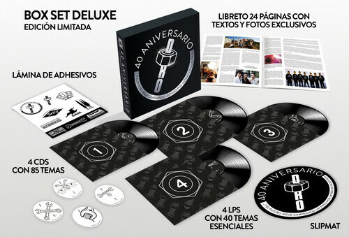 VA / Dro: 40 Aniversario (w/CD) (Box)Box 4LP + 4CD + Book + Slipmat + Stickers