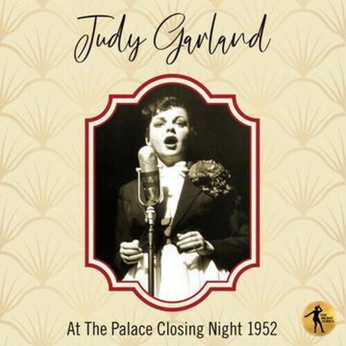 【輸入盤LPレコード】【新品】JUDY GARLAND / JUDY AT THE PALACE CLOSING NIGHT 1952【LP2024/09/13発売】(ジュディ・ガーランド)