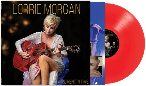 Artist Name: M - 【輸入盤LPレコード】【新品】LORRIE MORGAN / MOMENT IN TIME (Colored Vinyl) (Limited Edition) (Red)【LP2025/4/18発売】(ローリー・モーガン)