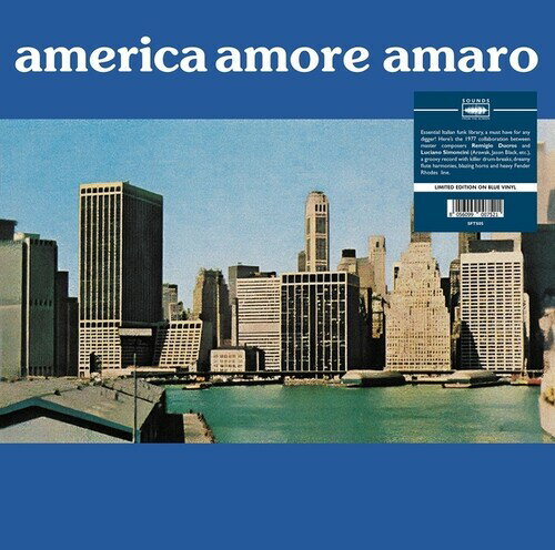【輸入盤LPレコード】【新品】LUCIANO / AMERICA AMORE AMARO (Blue) (Colored Vinyl)【LP2025/5/16発..