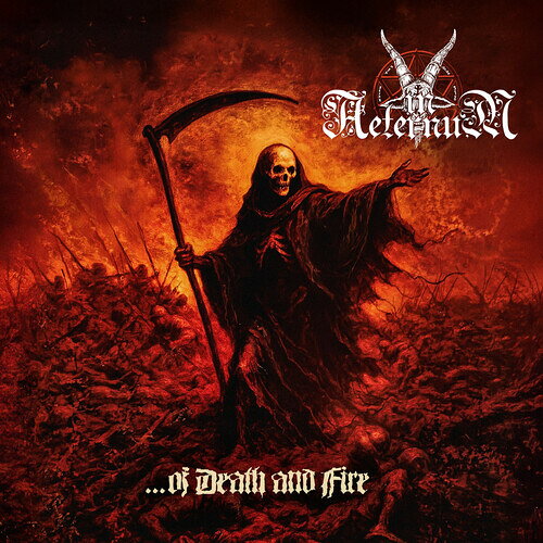 【輸入盤LPレコード】【新品】IN AETERNUM / OF DEATH AND FIRE (Clear Vinyl) (Red)【LP2026/2/6発売】