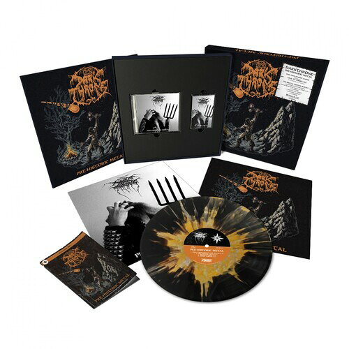 DARKTHRONE / PRE-HISTORIC METAL - CD + MC + SPLATTER LP BOX SET