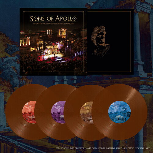 【輸入盤LPレコード】【新品】SONS OF APOLLO / LIVE WITH THE PLOVDIV PSYCHOTIC SYMPHONY (Amber)【LP2026/5/22発売】