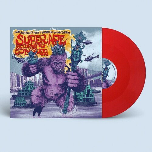 LEE SCRATCH PERRY/SUBATOMIC SOUND SYSTEM / SUPER APE RETURNS TO CONQUER (Colored Vinyl) (Red)