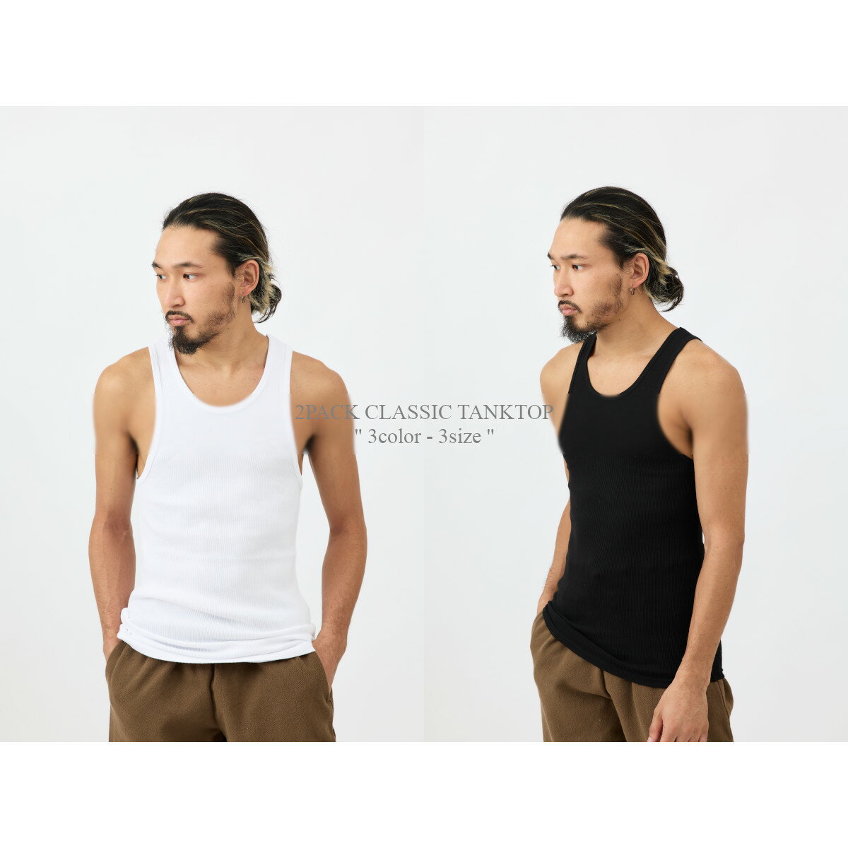 タンクトップ パックT メンズ 【 ビッグマイク / BIG MIKE 】 パックタンクトップ 2枚 セット Tシャツ 無地 インナー ワークシャツ アメカジ ...