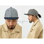 【 おすすめ 2色展開 】 BIG MIKE / ビッグマイク HICKORY DENIM CAP ［ 102314202 ］ ヒッコリーデニム キャップ ヒッコリーキャップ デニムキャップ ワークキャップ 帽子 経年変化 メンズ レディース ストリート アメカジ ワーク スケーター バイカー