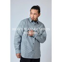 ヒッコリー ネルシャツ 厚手 長袖シャツ メンズ 【 ビッグマイク / BIG MIKE 】 アウター ヘビーネルシャツ ワークシャツ アメカジ バイカー チェックシャツ オンブレ 無地シャツ ワーク スケーター ストリート レディース キッズ BIGMIKE / HEAVY FLANNEL SHIRT / 102235203