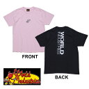 【 キャラクター モンスター 】 WORLD INDUTRIES / ワールドインダストリーズ DEVILMAN EMBROIDERY SHORT SLEEVE TEE ［ WDS20ST8 ］ メンズ レディース キッズ ダンス ストリート スケーター