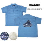 XLARGE エクストララージ　OG OPEN SHIRT ロゴ オープンカラー シャツ 送料無料 39ショップ 101202014010