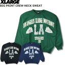 【 SALE 返品交換不可 】 XLARGE BIG PRINT CREW NECK SWEAT エクストララージ ビッグ プリント クルー ネック スウェット...
