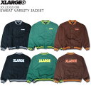 XLARGE GNXg[W SWEAT VARSITY JACKET XEFbg o[VeB WPbg